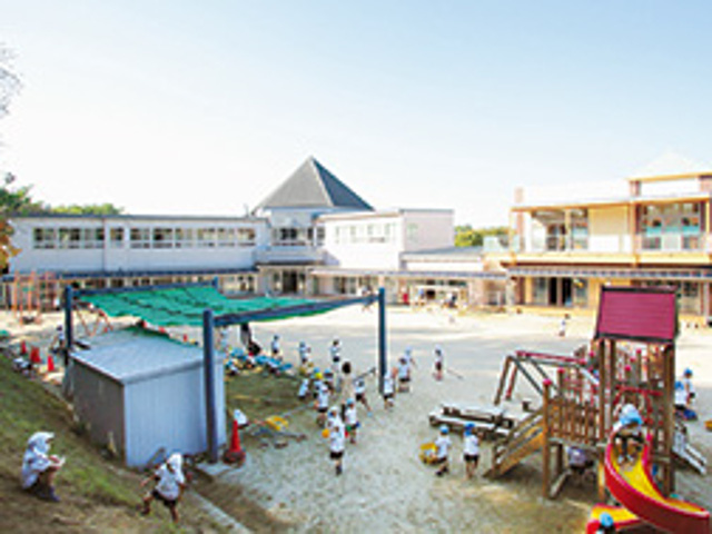 [九州大谷幼稚園]実習やボランティアなど、日頃から子どもたちと接することができます。 