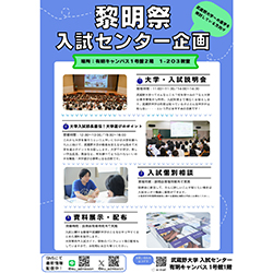 武蔵野大学のオープンキャンパス