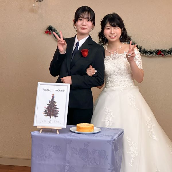 模擬挙式♪(ブライダル・ホテル科)／足利デザイン・ビューティ専門学校