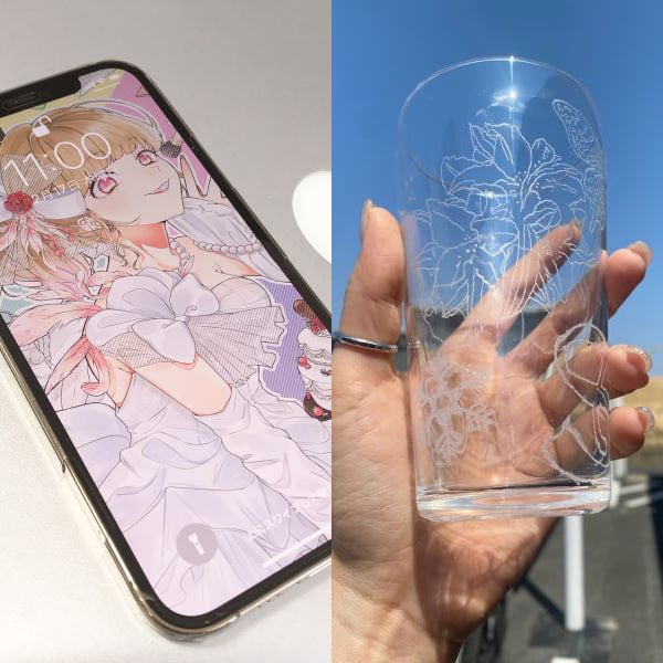 スマホの壁紙/グラスリッツェン(クリエイティブデザイン科)／足利デザイン・ビューティ専門学校