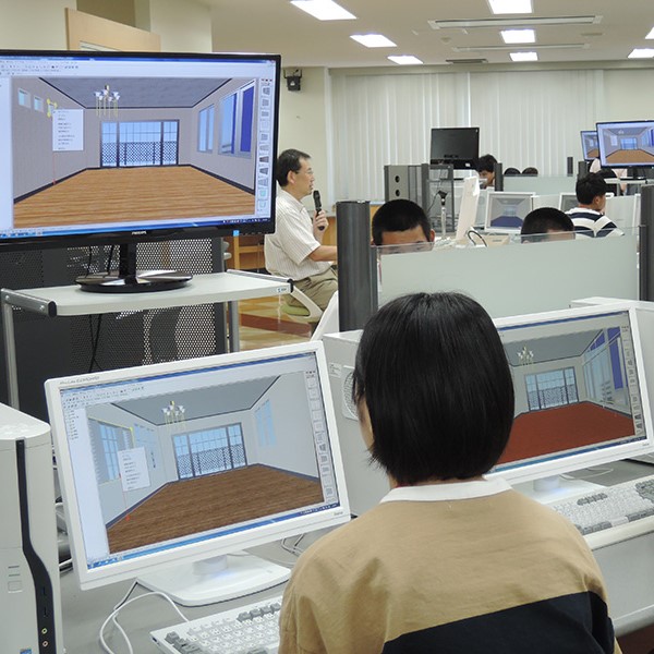 オープンキャンパス／CADデザイン体験／京都建築大学校