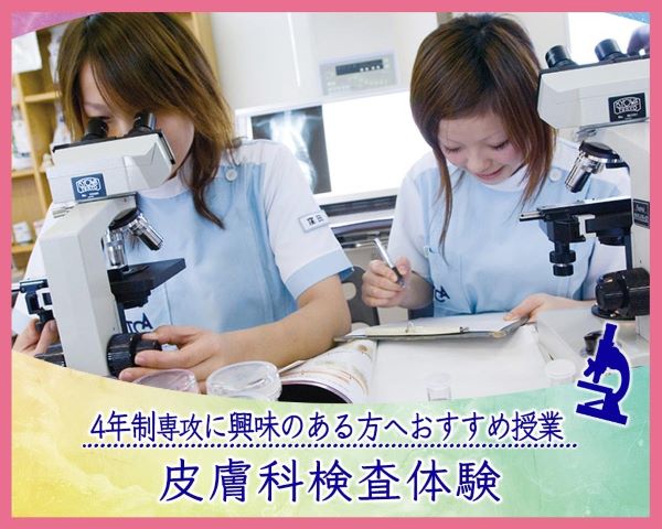 【4年制専攻に興味のある方へおすすめ授業】皮膚科検査体験／ＴＣＡ東京ＥＣＯ動物海洋専門学校