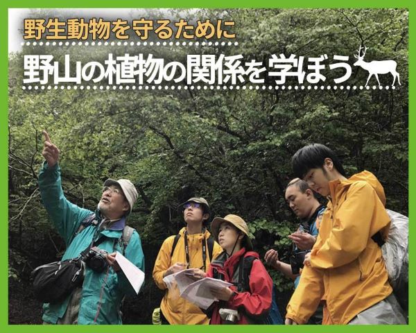 野生動物を守るために野山の動植物の関係を学ぼう／ＴＣＡ東京ＥＣＯ動物海洋専門学校