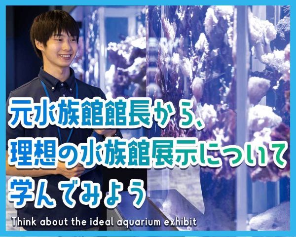 元水族館館長から、理想の水族館展示について学んでみよう／ＴＣＡ東京ＥＣＯ動物海洋専門学校
