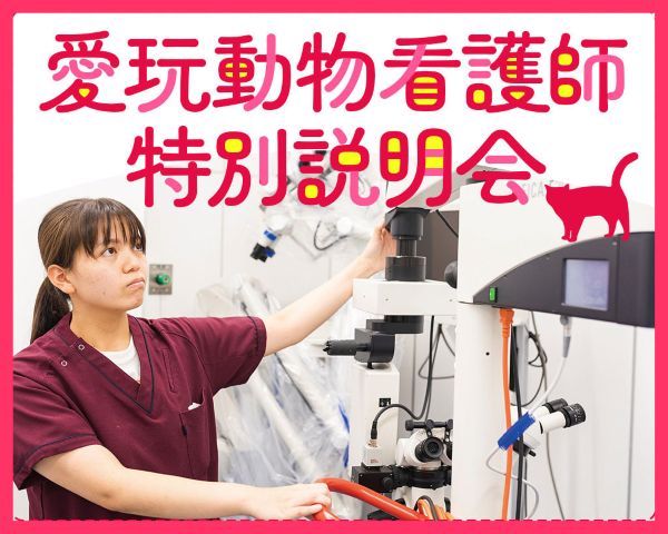 愛玩動物看護師 特別説明会／ＴＣＡ東京ＥＣＯ動物海洋専門学校