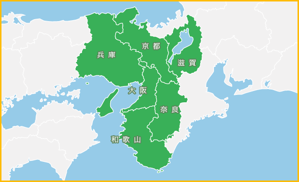 地図から専門学校を探す 近畿エリア 日本の学校