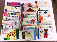 奈良県 桜井高校 手作りの布絵本 子供たちに笑顔 贈る 善きことをした高校生達 日本の学校