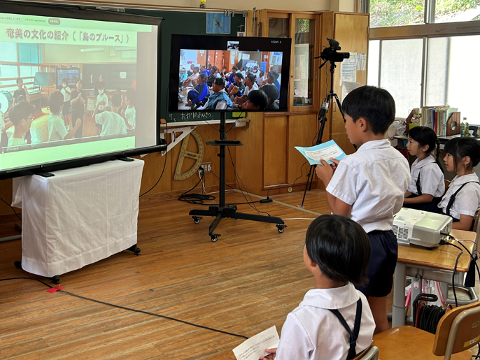 鹿児島県　龍郷町立龍郷（たつごう）小学校　児童のみなさん4