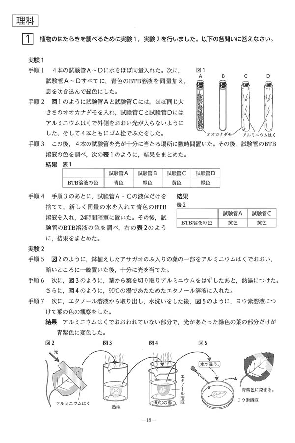 2024年度入試過去問題（理科 問題）（1ページ目）｜近江兄弟社