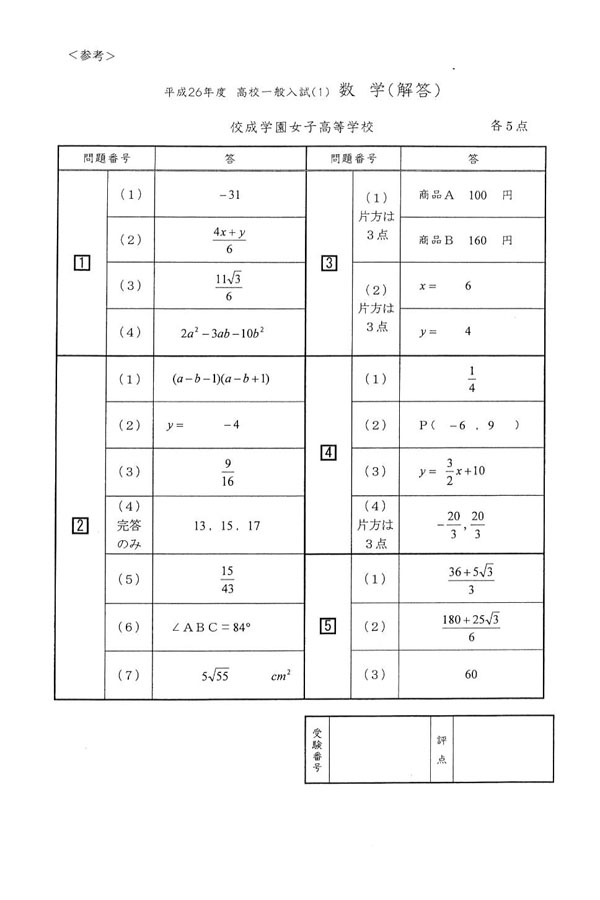 佼成学園女子高校 平成29年度用 (6年間スーパー過去問T47)