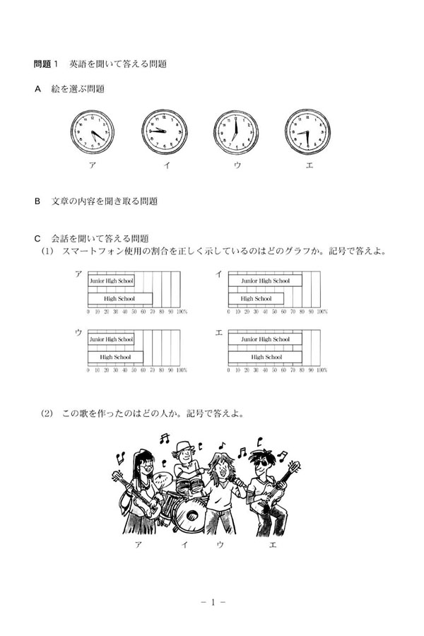 尽誠学園高等学校の平成26年度入試過去問題 英語問題