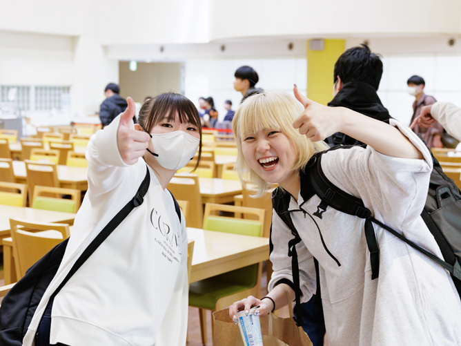 ネットワークセキュリティ科　友達と意気投合