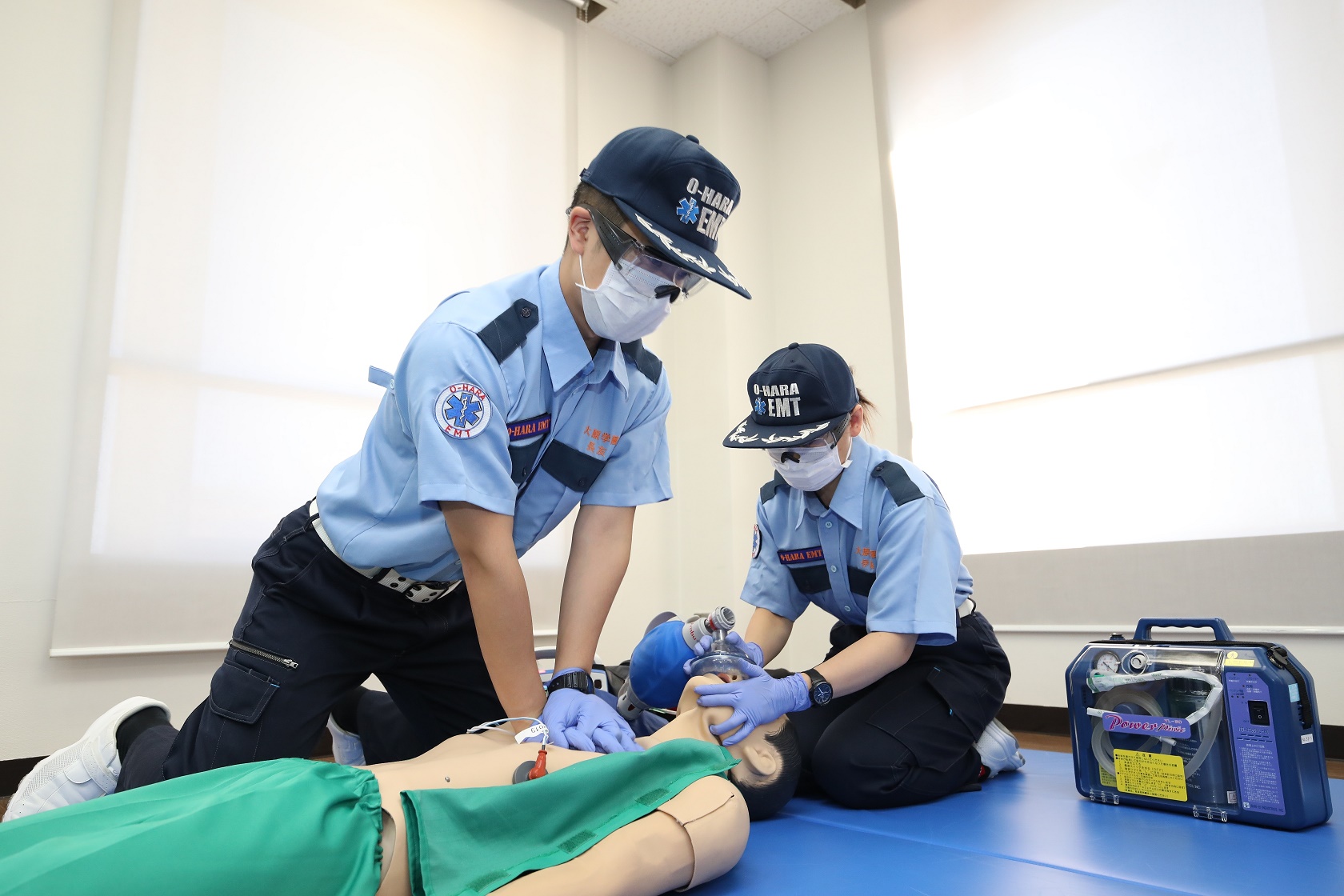 【救急救命実習室】さまざまな救急救命処置を学べる
