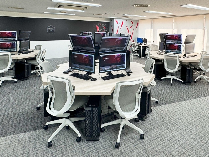 東京情報クリエイター工学院専門学校のcampusgallery