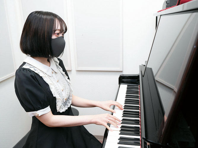 防音室で思いっきり弾けるピアノ個人練習室